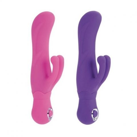 CalExotics Silicone Double Dancer Rabbit Vibrator