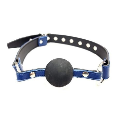 Rouge Leather Adjustable Ball Gag