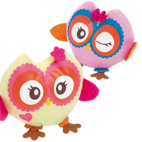 Plush party owl