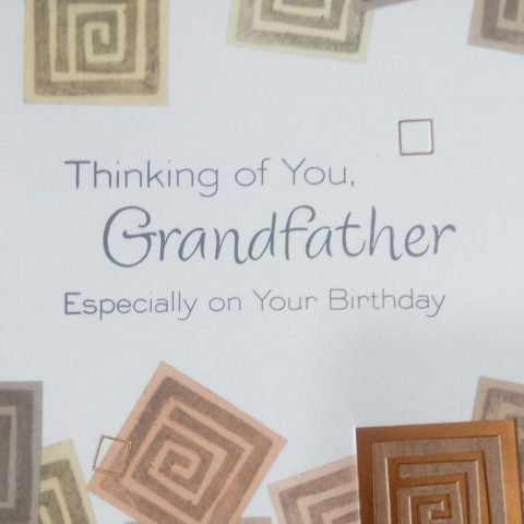 Birthday-11334-Think Of You Grandfather...
