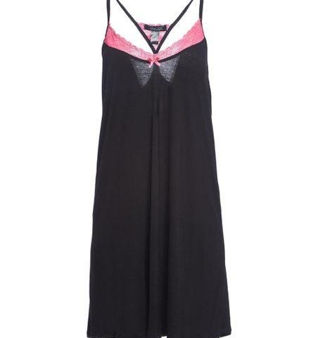 Rene Rofe-516505-Black Edge Of Lace Chemise (Black)