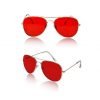 Red Aviator Classic Style Sunglasses (Unisex)
