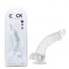 King Cock 7.5" Cock W/Balls Clear
