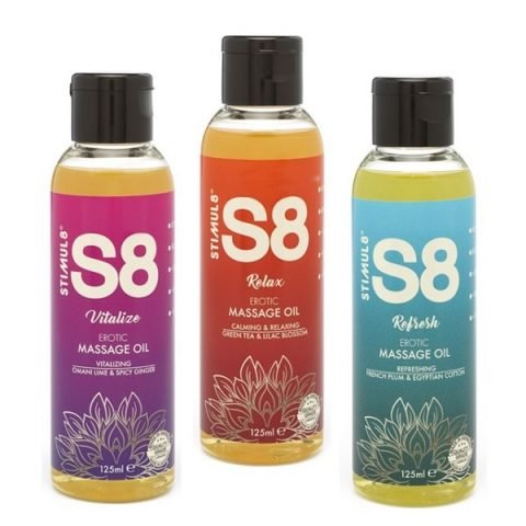 S8 Refresh Erotic Massage Oil Smooth And Relax 125mL