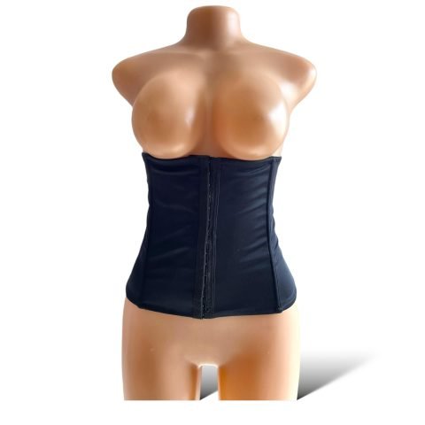 FIT-361697-BLK Upfront And Classy Waist Cincher