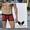 GoodFellas Boxer Brief Red With Deep Pouch (Small)