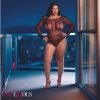 Scandal Off The Shoulder Body Suit Plus Size
