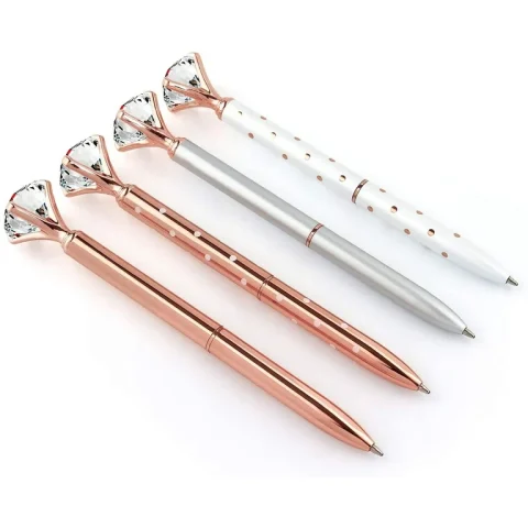 Assorted Dots Diamond Ballpoint Pens