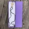 African Black Bead & Brass Necklace w. Giftbox