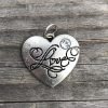 Oriental Trading Heart Love Charms With Rhinestone