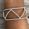 Jessica McClintock Bling Bangles For Women