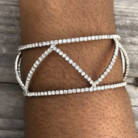 Jessica McClintock Bling Bangles For Women