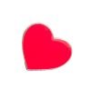 Oriental Trading Red Heart Pin