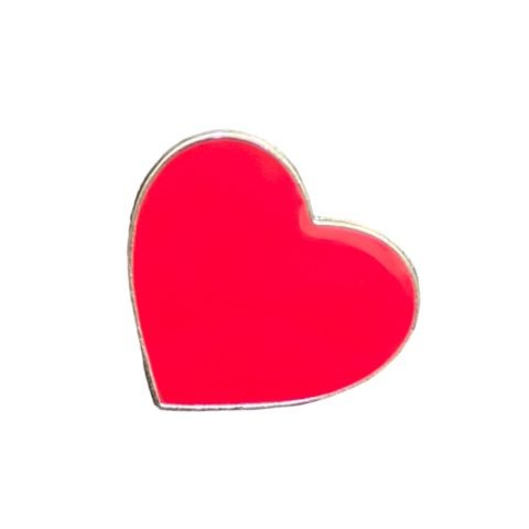 Oriental Trading Red Heart Pin