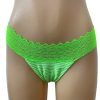Pink Victoria's Secret-22780310-Extra Low Rise Thong Green- Large