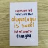Elisa Castagna Blank Card-Roses Are Red....