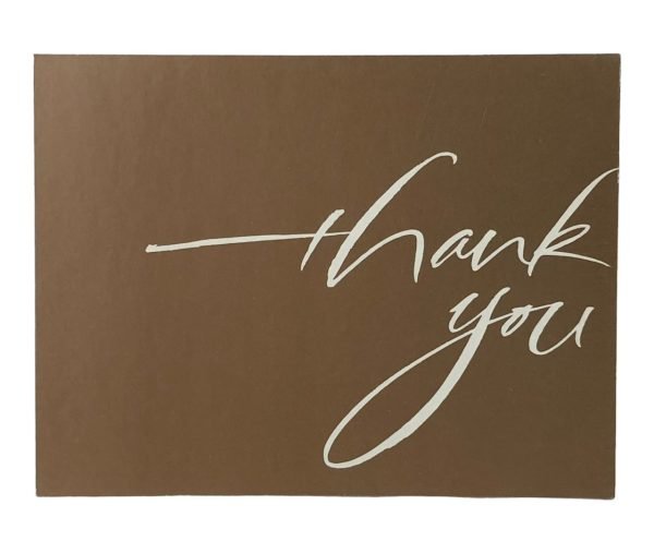 Thank You-1029027880-Brown Blank Card