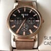 IZOD Men's Goldtone Slim Case Watch
