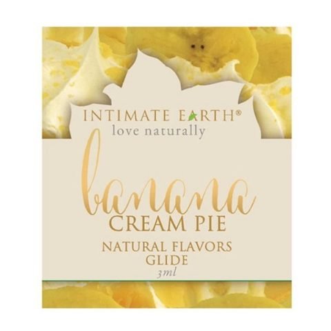 Intimate Earth Banana Cream Pie Natural Flavors Glide 3mL
