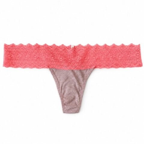 Pink Victoria’s Secret-22833697- Thong -Peach- Medium