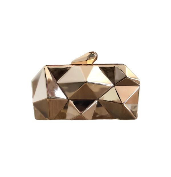 Tukaneeko Geometric Crossbody Handbag Gold