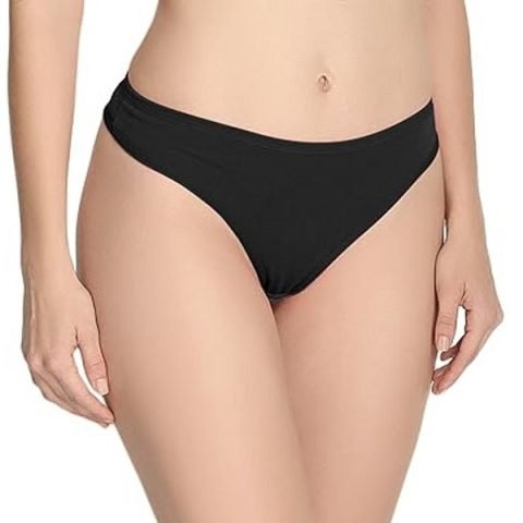 ANZERMIX Women's Breathable Cotton Thong Panties- Medium
