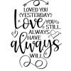 OA Card:Loved you yesterday