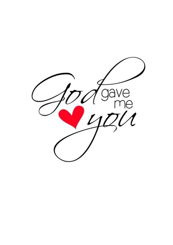 OA Card: God Gave Me You