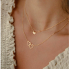 2pcs Love Pendant Necklaces For Women