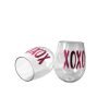 XoXo Stemless Wine Glass