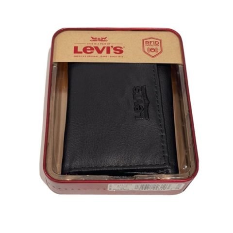 Levi's Trifold Wallet Black