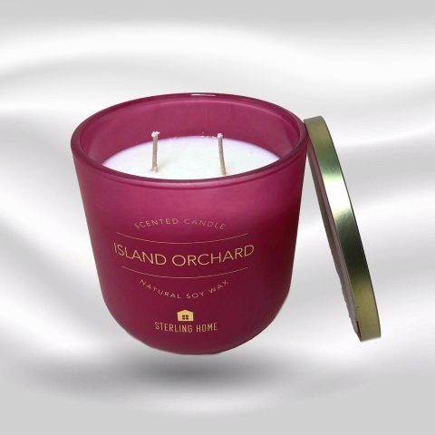 Sterling Home Island Orchid Scented 2-Wick Candle 340g