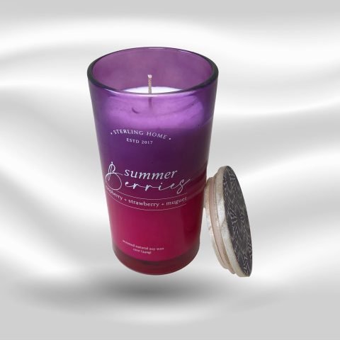 Sterling Home Summer Berries Scented Candle 340g
