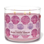 BBW Black Cherry Merlot 3 Wick Candle 14.5 oz