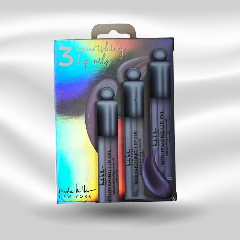 Nicole Miller Set Of 3 Nourishing Lip Oils