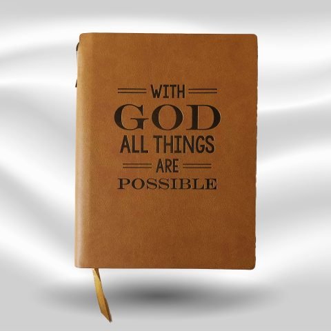 With God All Things Are possible Journal