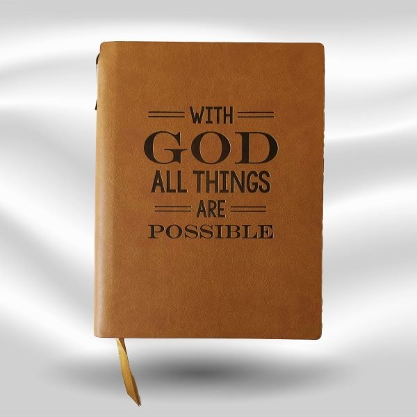 With God All Things Are possible Journal