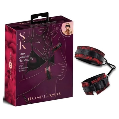 Faux Leather Handcuffs