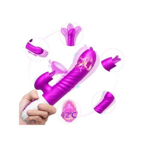 Fox Telescopic Tongue Lick Rabbit Vibrator