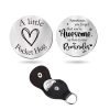 Inspirational Stainless Steel Key Chain Pendant- Sometimes You Forget That You're Awesome