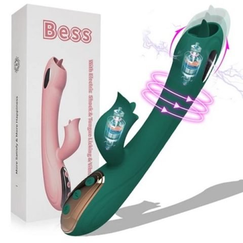 Bess Rabbit Silicone Tongue Licking Vibrator