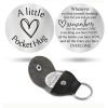 Inspirational Stainless Steel Key Chain Pendant-Whenever You Find Yourself
