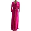 Long Flare Gown Pink Dress