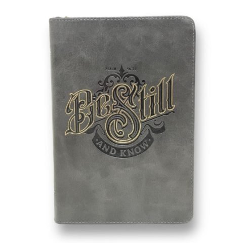 Be Still And Know Faux Leather Journal