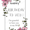 OA Card: Happy Birthday To You !...