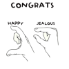 OA Card: Congrats Happy...Jealous