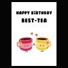 OA Card: Happy Birthday Best-Tea