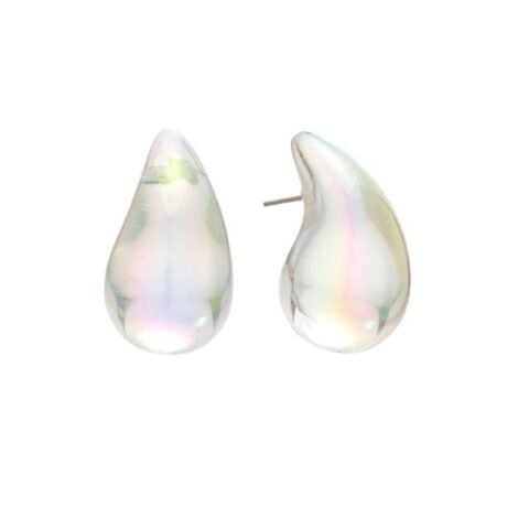 Fashion Metallic Water Drop Earrings
