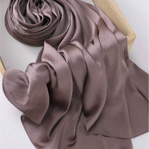 Satin Scarf Dusty Purple