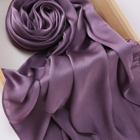 Satin Scarf Purple